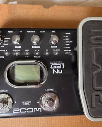 Zoom G2.1Nu Pedaliera Multieffetto