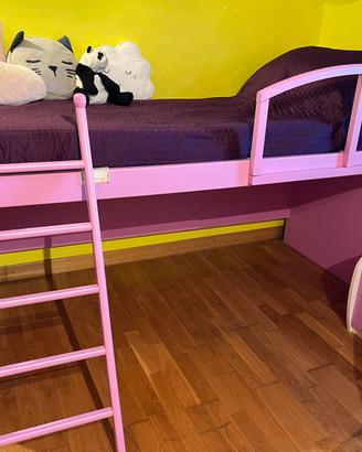 Letto rialzato bambina