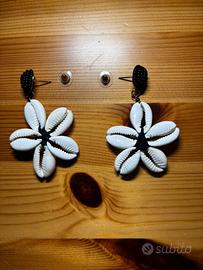 Orecchini pendenti con conchiglie – stile boho 