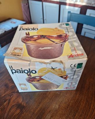 Paiolo automatico Ardes in rame Ø 28 cm – completo