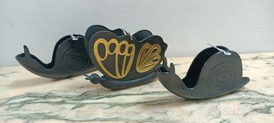 3 Supporti porta spirali per zanzare.NUOVI!