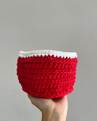 Cesto di Natale fatto a mano