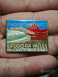 Spilla Rifugio Ra Vallese Cortina d'Ampezzo 33x27