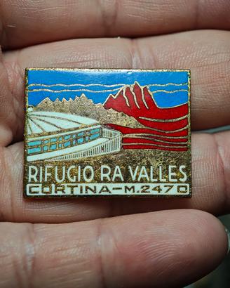 Spilla Rifugio Ra Vallese Cortina d'Ampezzo 33x27