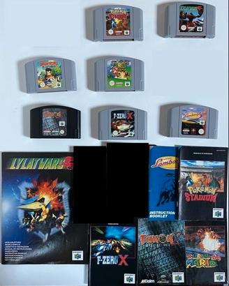 Nintendo 64 Super Mario, Pokemon Stadium, F-Zero