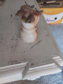 isolatore di corrente in porcellana vintage 