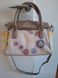 Borsa Desigual Beige Multicolor