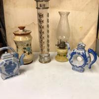 Pezzi in vetro e ceramiche varie