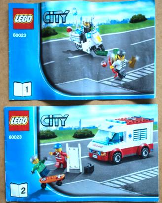 Lotto costruzioni LEGO CITY serie 60023  1 + 2