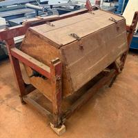 antico buratto rotativo in legno