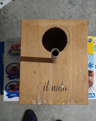 Nido in legno per Calopsite