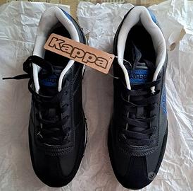 SNEAKERS KAPPA NR.43 UNISEX BLACK/BLUE NUOVE