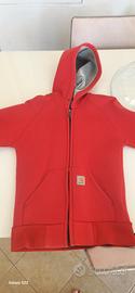 Carhartt, felpa con zip, full zip hoodie XS