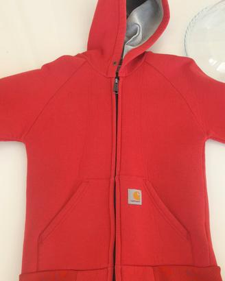 Carhartt, felpa con zip, full zip hoodie XS