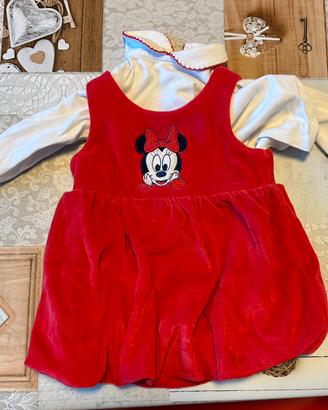 Vestito natale Disney Baby Minnie