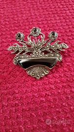 Spilla vintage in argento 