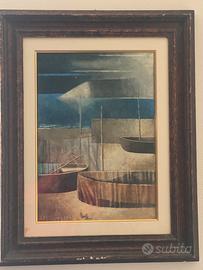 MARCELLO SCUFFI - Olio su tela 40x50 con cornice