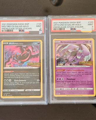 Pokémon Psa 9 Prerelease Staff Evoluzioni Eteree Z