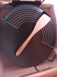 wok in ghisa vetrificata NUOVA 36cm LE CREUSET