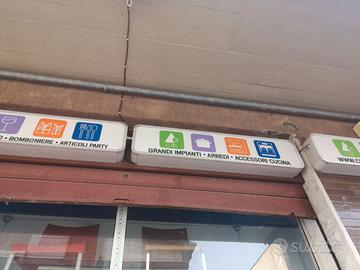 INSEGNA PER NEGOZIO DA PERSONALIZZARE USATA