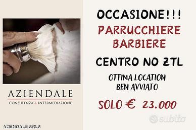 Parrucchiere/barbiere in centro-location unica