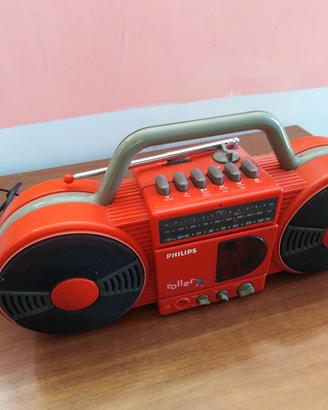 Radio musicassette vintage Philips roller 