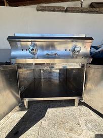 fry top elettrico professionale, modello MBM EFTA