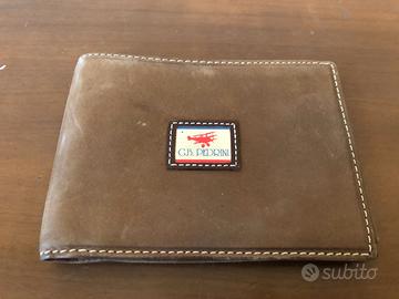 Portafoglio vintage in pelle G.B. Pedrini per uomo