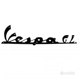 Targhetta anteriore Vespa GL 150 nera