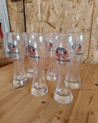 Bicchieri birra Erdinger