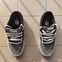scarpe vans nere e grigie