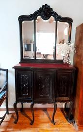 camera da letto barocco piemontese 1800, completa