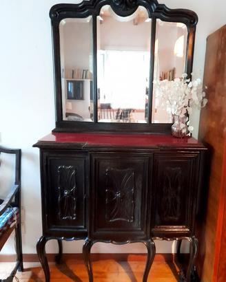 camera da letto barocco piemontese 1800, completa