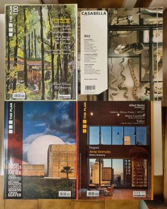 Riviste architettura The Plan e Casabella