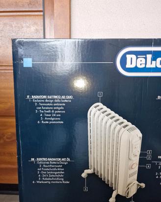 Stufa elettrica ad olio De Longhi Vento