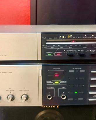 Amplificatore stereo pioneer a-x5 +tumer radio