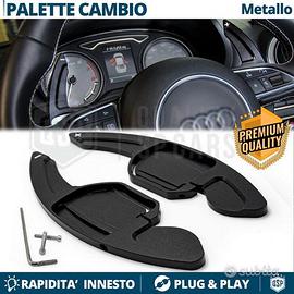 PALETTE Cambio al Volante per AUDI Alluminio NERO