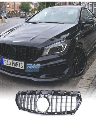 GRIGLIA MERCEDES CLA W117 13-16 LOOK AMG GTR NERO 