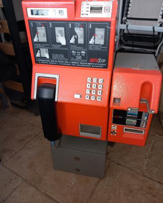 telefono pubblico ROTOR completo di tutto