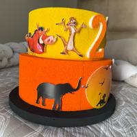 Torta  In polistirolo Il Re Leone