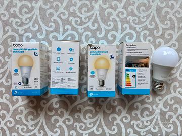 5 lampadine Tapo L510E dimmerabili led wifi E27