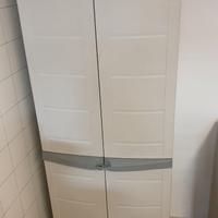 armadio grigio plastica da esterno