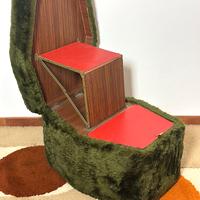 Pouf - Sgabello Vintage Anni '70 Multifunzionale