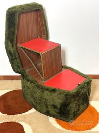 Pouf - Sgabello Vintage Anni '70 Multifunzionale