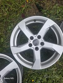 4 cerchi originali AUDI da 17