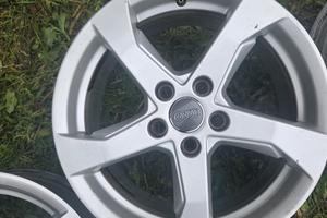 4 cerchi originali AUDI da 17
