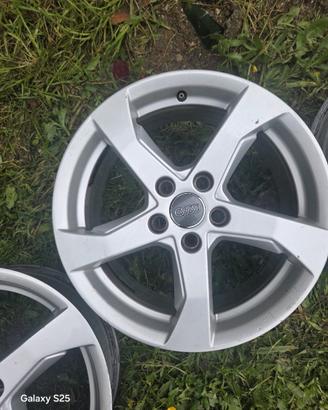 4 cerchi originali AUDI da 17