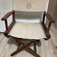 sedia modello regista vintage