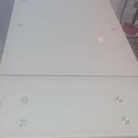 Tavolo da cucina in vetro 4/6 posti  + 4 sedie