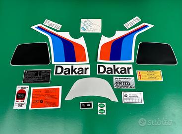 Adesivi BMW R80 G/S Paris Dakar - kit completo